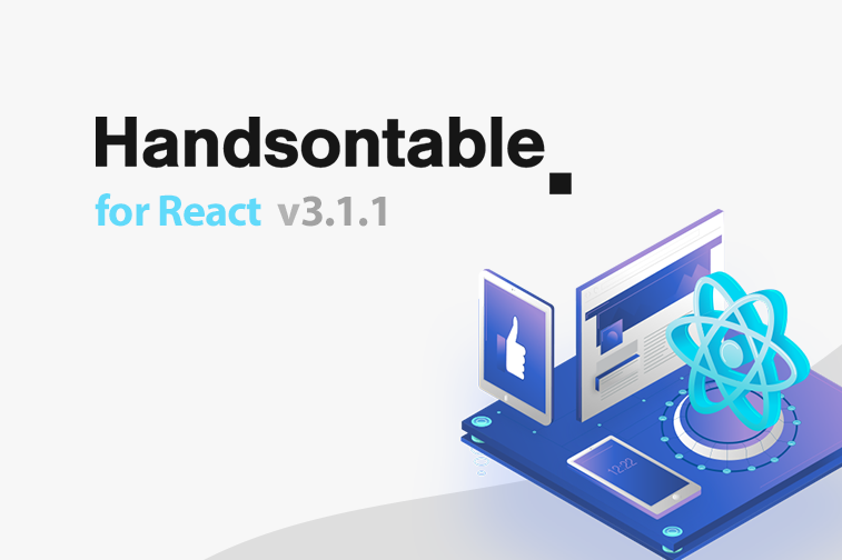 Handsontable for React 3.1.1 released