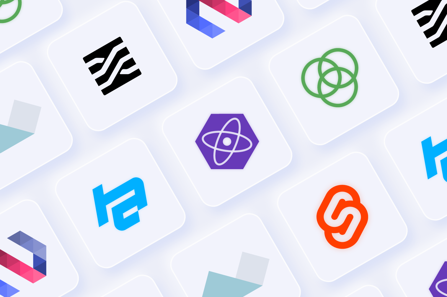 top trending niche javascript frameworks icons