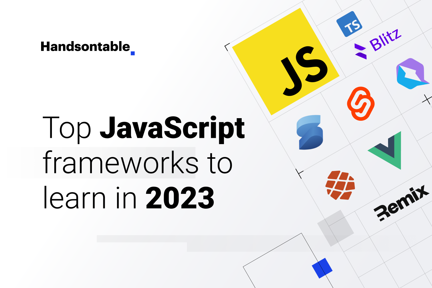 Illustration for blog post - Top JavaScript frameworks to learn in 2023