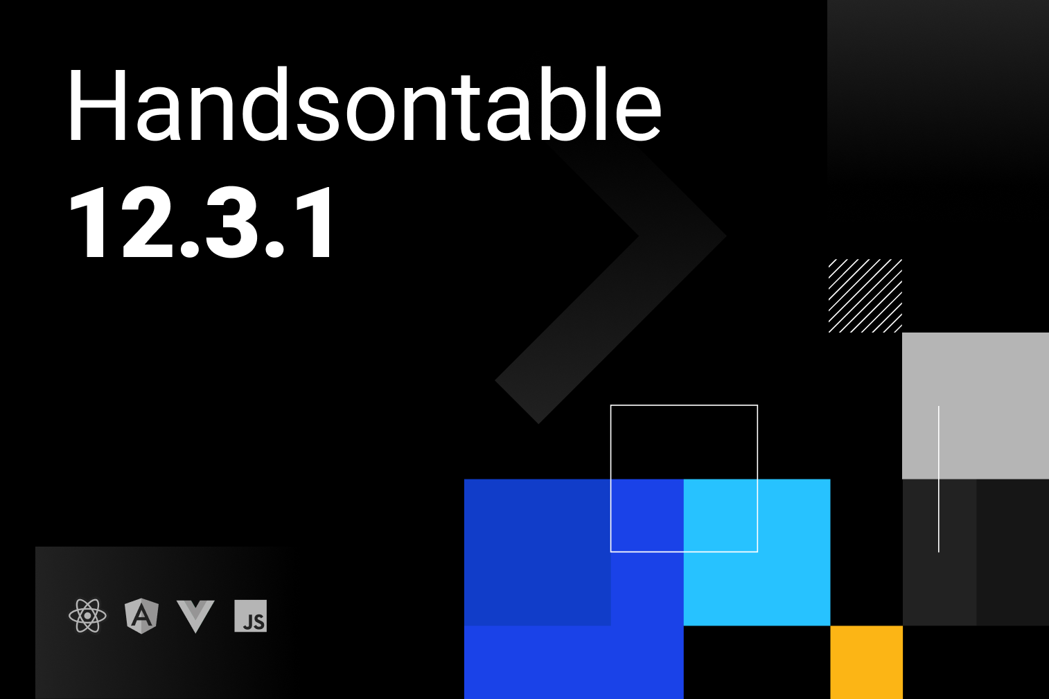 Handsontable 12.3.1 data grid - release graphics