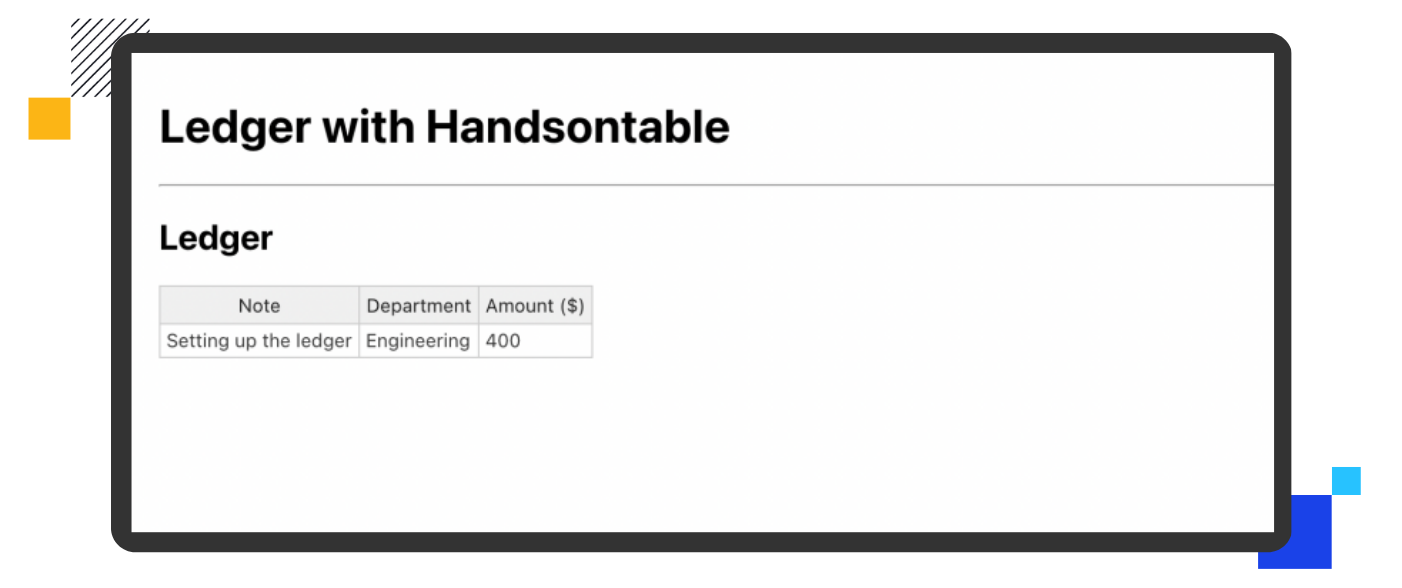 Build a data grid in 5 minutes with React and Handsontable