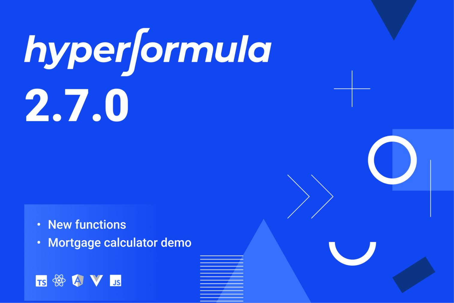 HyperFormula 2.7.0: New functions and mortgage calculator demo