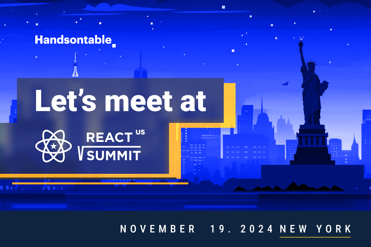 Handsontable at React Summit US 2024: Let’s connect!