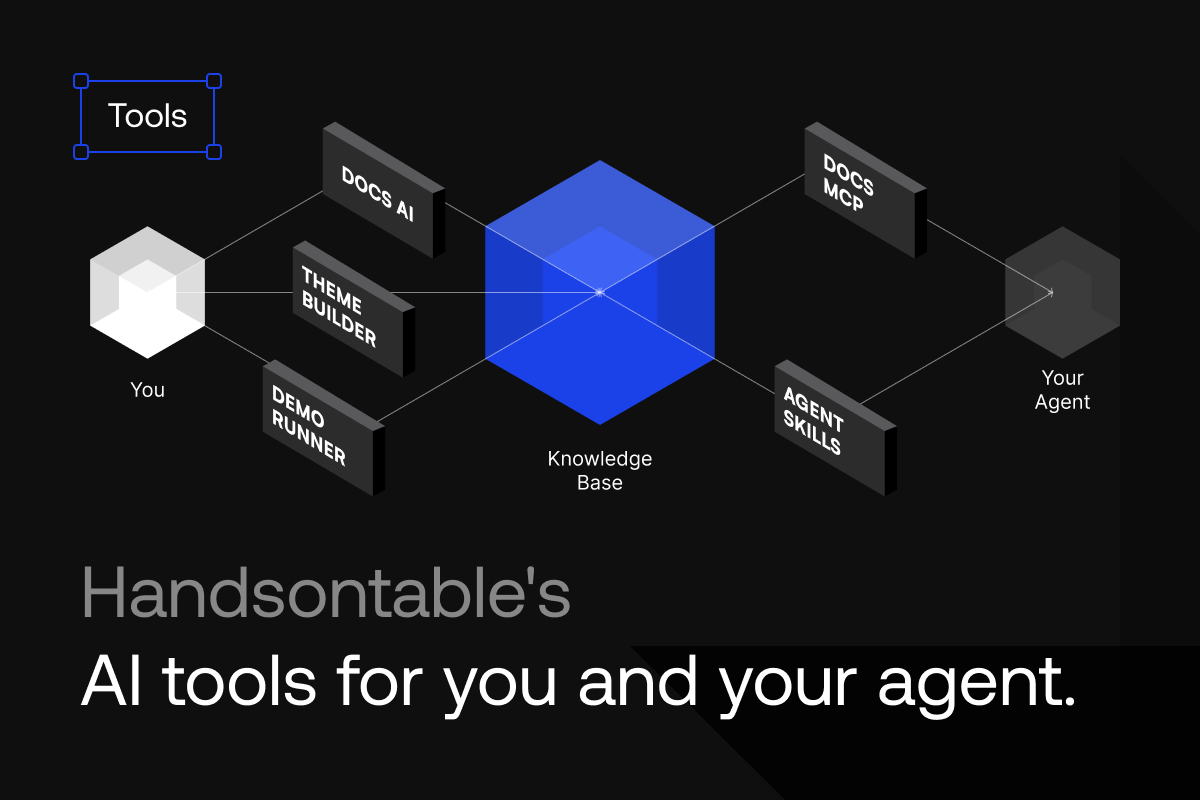 AI tools from Handsontable