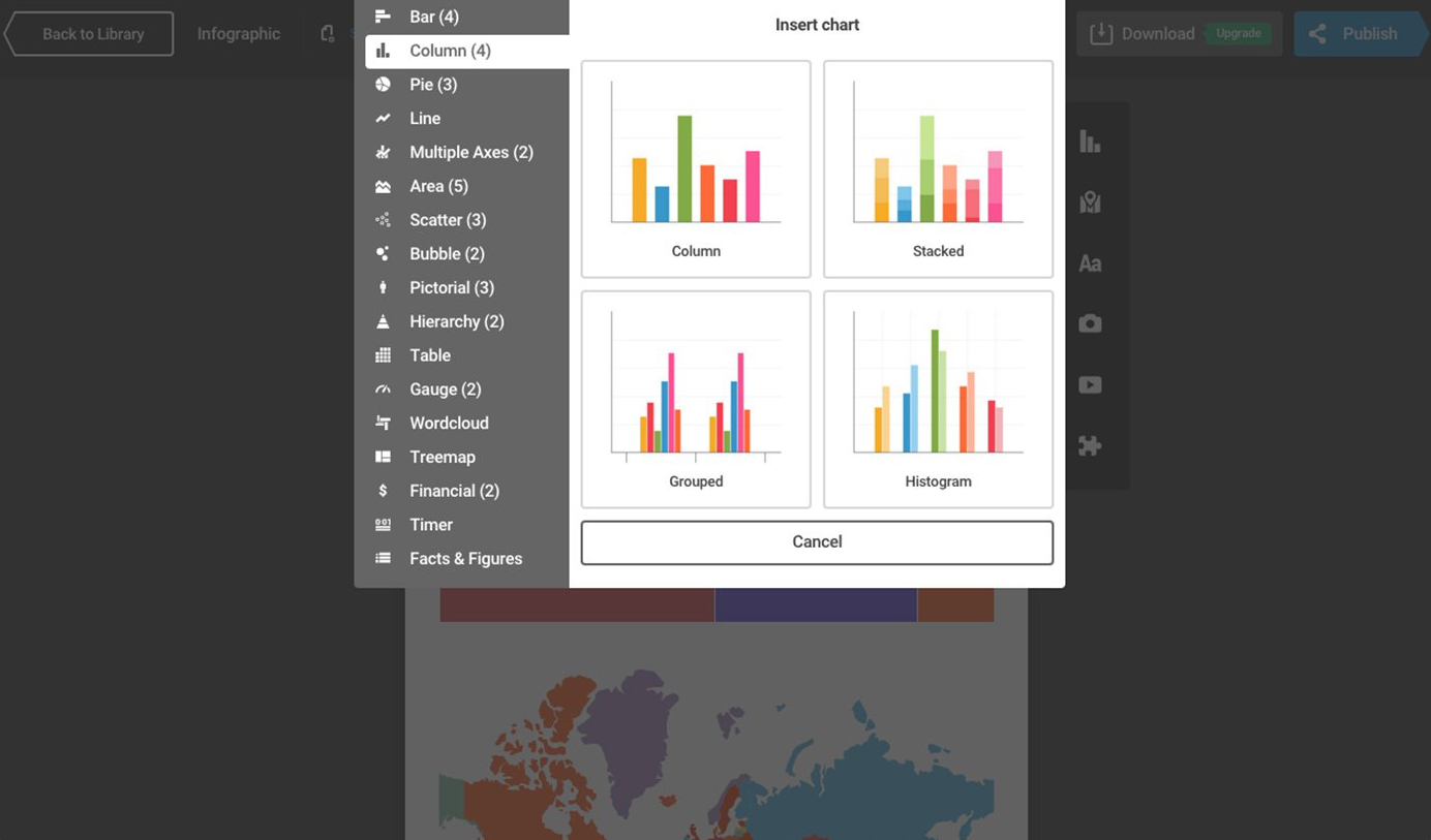 Infogram app